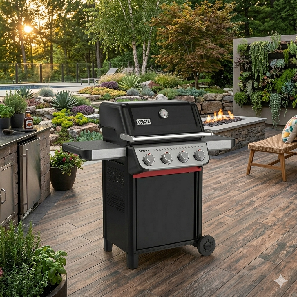 Weber Spirit E-415 4 Burner Gas BBQ