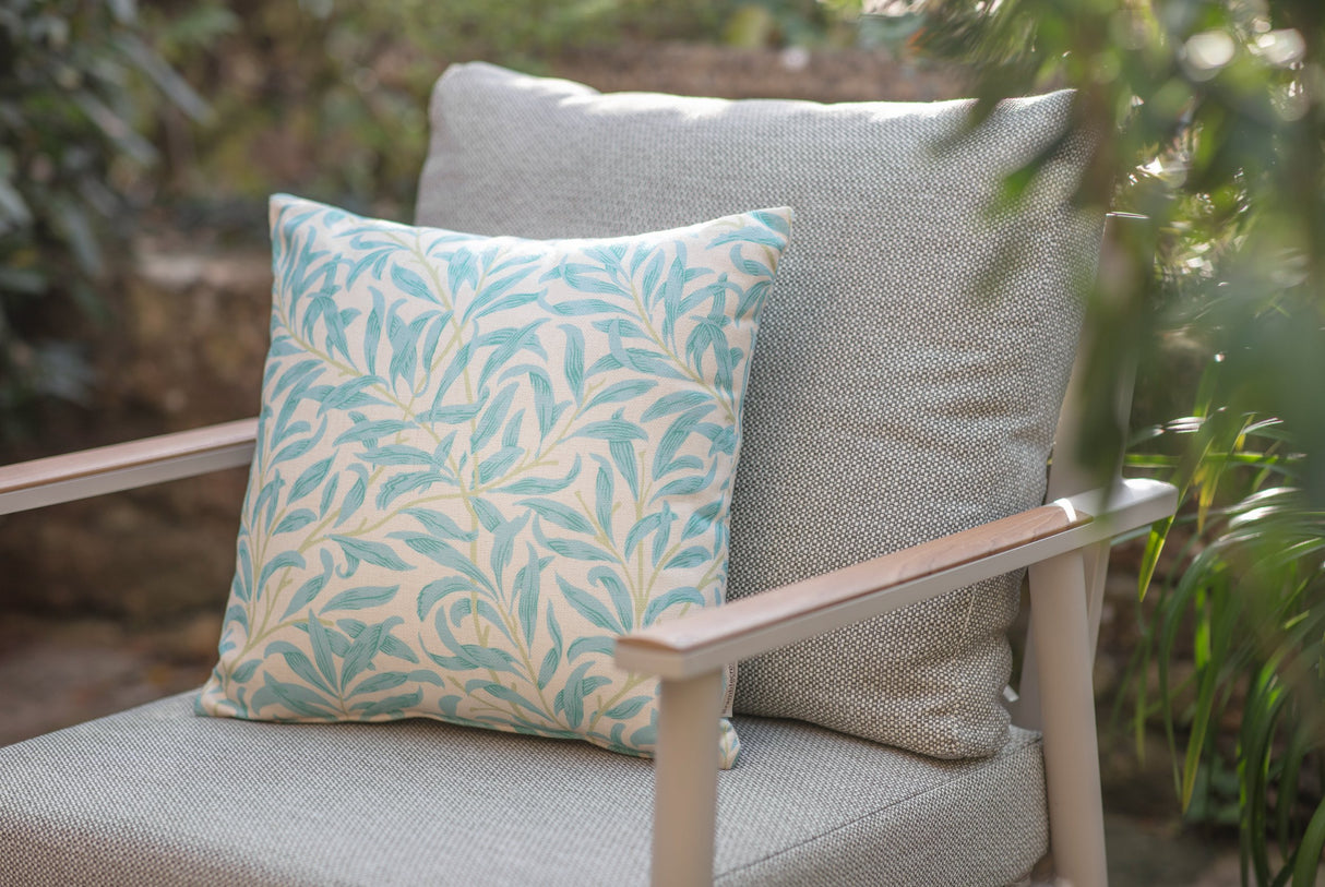 RHS Powder Blue Bamboo Square Scatter Cushion