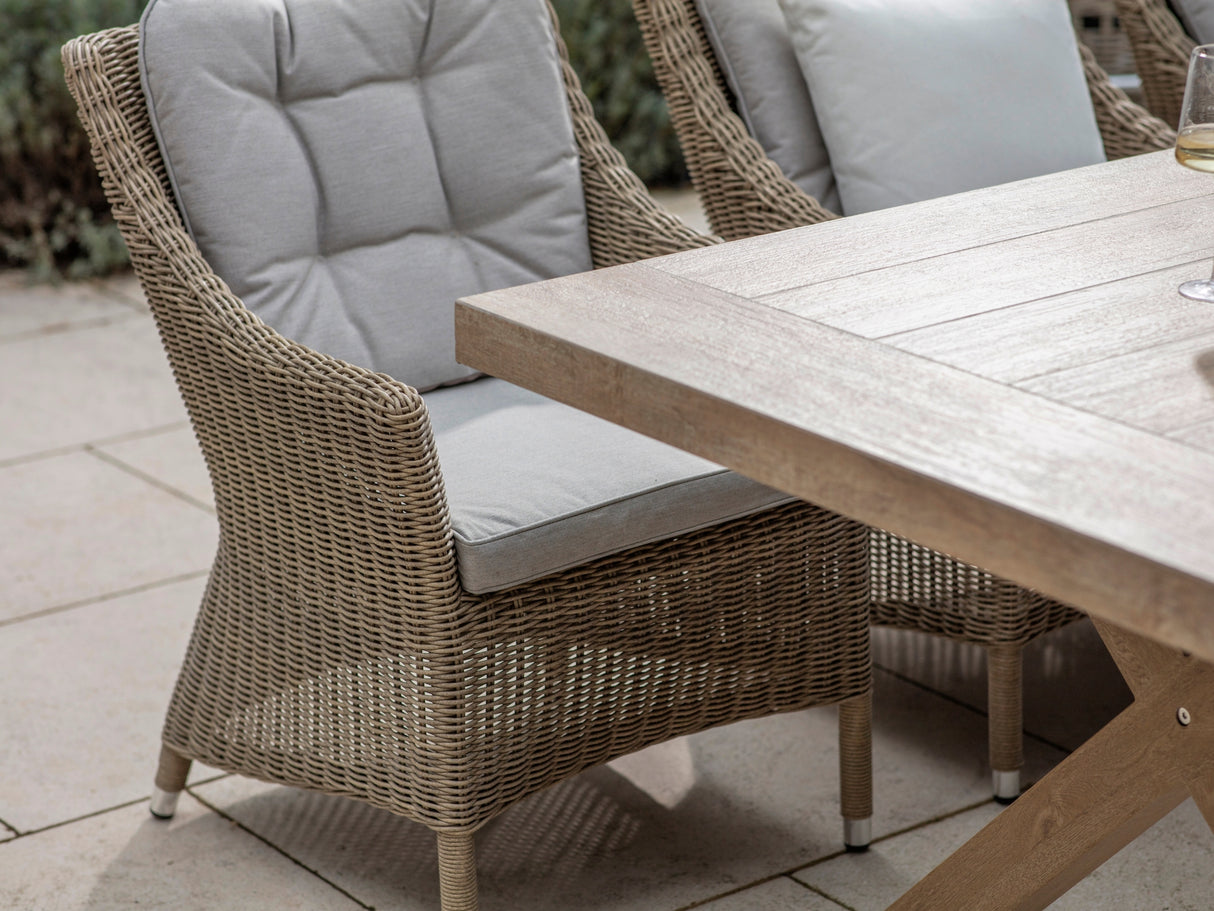 Bramblecrest Fairford 8 Seat Ceramic Top Dining Set
