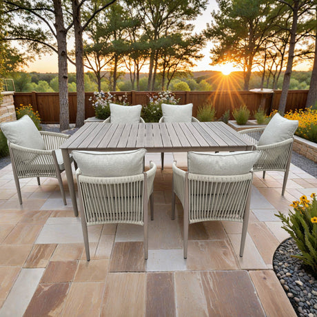 Missenden 6-Seater Dining Set with Long Table