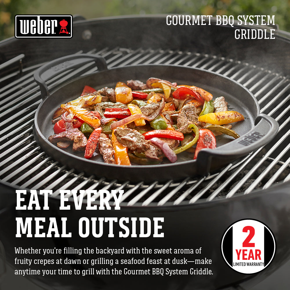 Weber Gourmet BBQ System Cast Iron Griddle