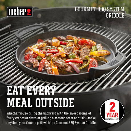 Weber Gourmet BBQ System Cast Iron Griddle
