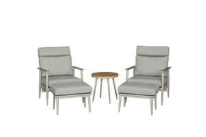Bramblecrest Wisley 2 Seat Recliner Set with Footstools & Coffee Table