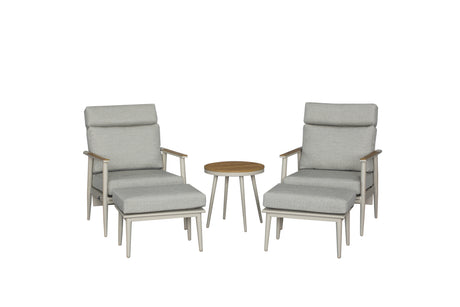 Bramblecrest Wisley 2 Seat Recliner Set with Footstools & Coffee Table