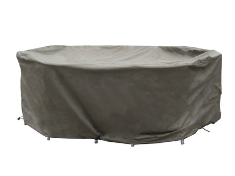 Bramblecrest 175 x 120cm Elliptical Dining Set Cover – Khaki