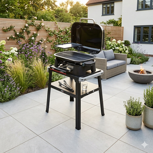 Weber Lumin Electric BBQ with Stand & ½ Griddle