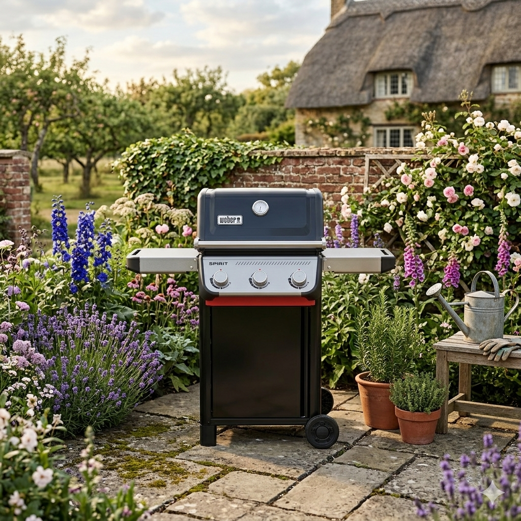 Weber Spirit E-425 Plancha 4 Burner Gas BBQ