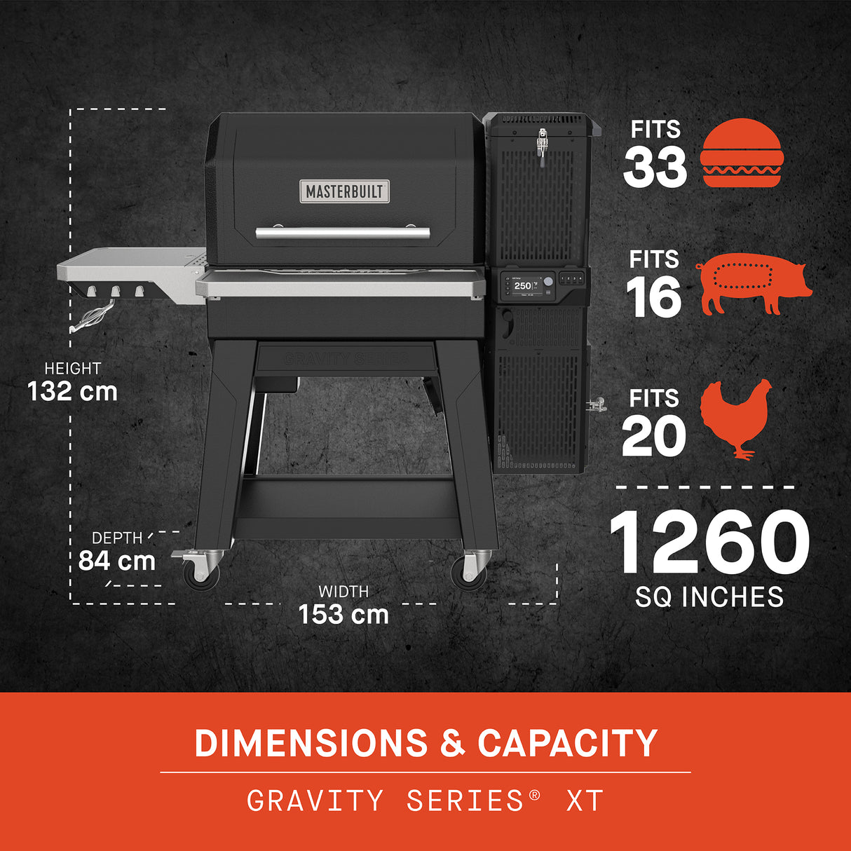 Masterbuilt® - Gravity Series™ XT Digital Charcoal BBQ & Smoker