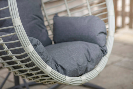 Bramblecrest Chedworth Single Tulip Hanging Cocoon – Dove Grey