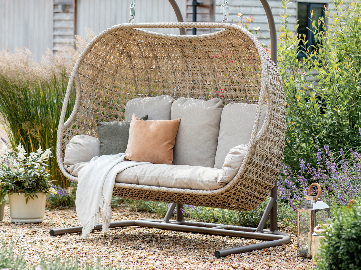 Bramblecrest Chedworth Triple Hanging Cocoon – Sandstone
