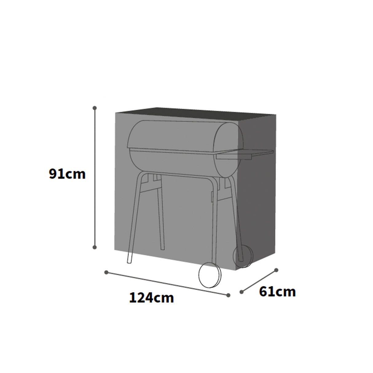 BBQ Cover Grill M (U715C)