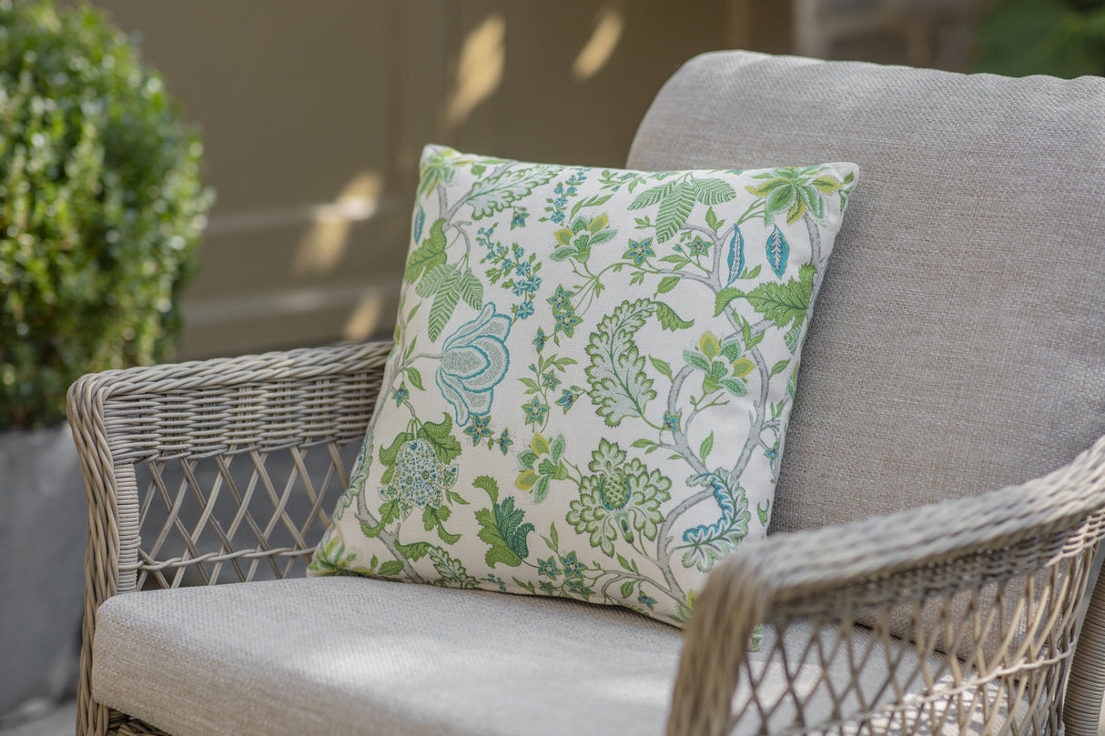 RHS Sage Wildflower Square Scatter Cushion