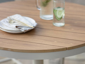 Bramblecrest Wisley 4 Seat Round Bar Set – Mocha
